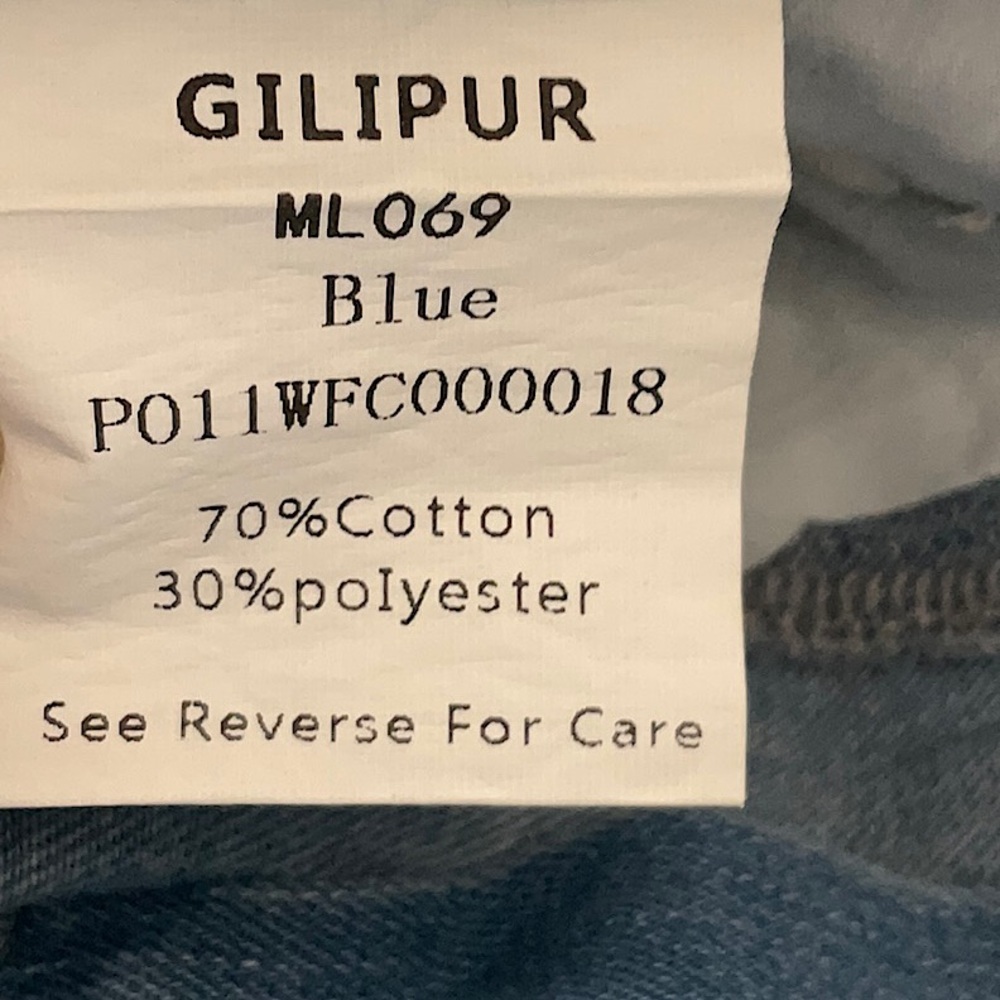 Gilipur Light Blue Jeans Size L Waist 30” Inseam 31” - Picture 6 of 7